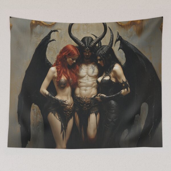 Item preview, Satanic Lovers designed and sold by CursedbyLilith.
