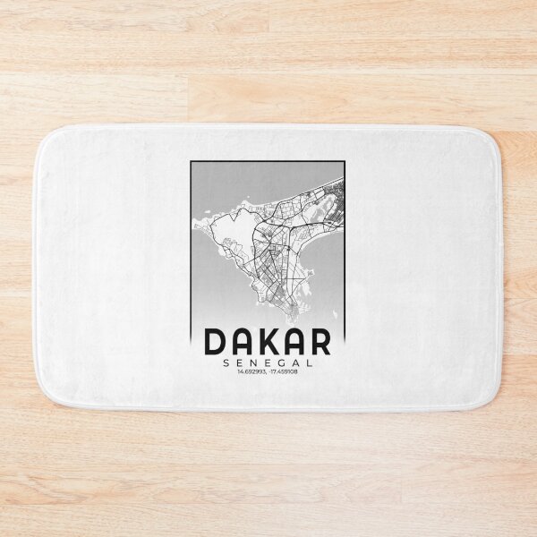 Item preview, The Map Of Dakar designed and sold by sheribu.
