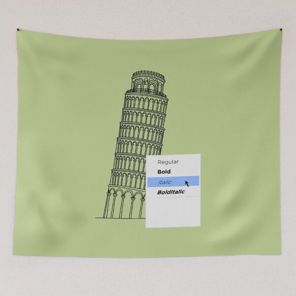 Item preview, Italyc Tower designed and sold by doodl-do.