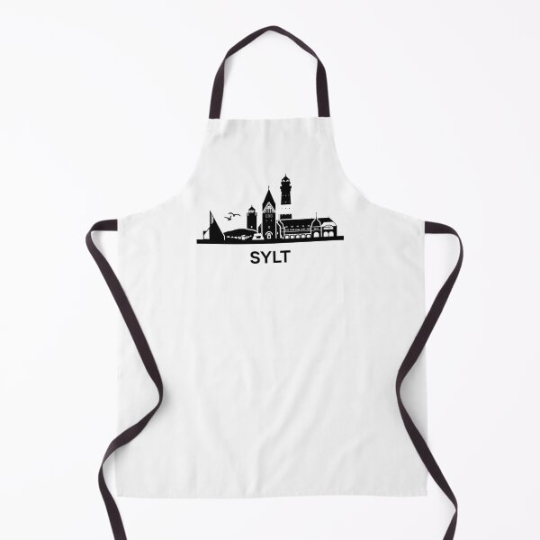 Item preview, Sylt Skyline Silhouette Black designed and sold by strixvariaart.
