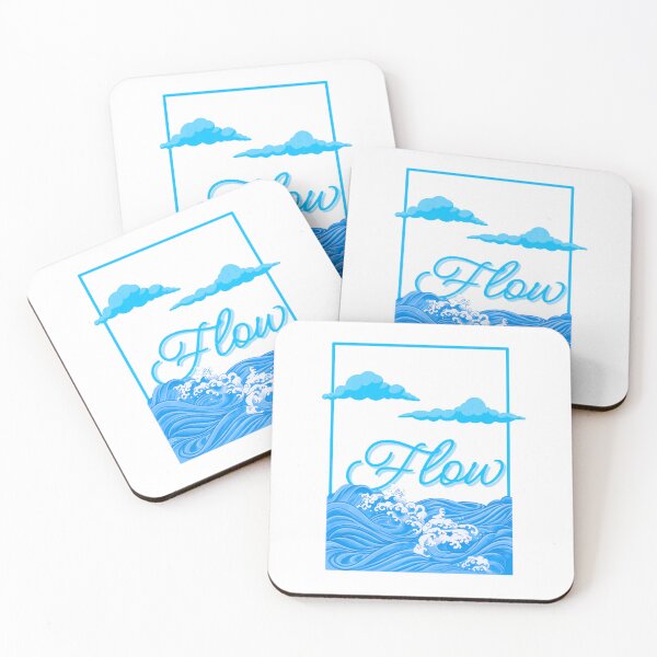 Item preview, Flow ocean typography  designed and sold by Kalpa.