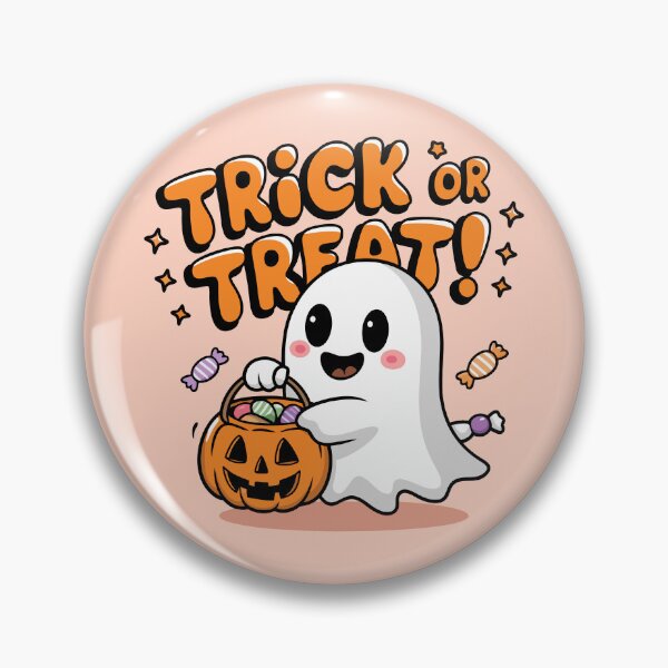 Item preview, Cute Trick or Treat Ghost designed and sold by StellarDreamer.