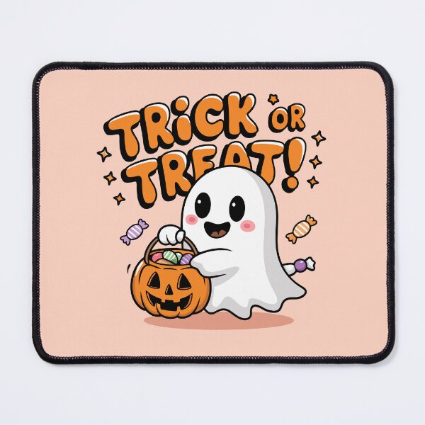 Item preview, Cute Trick or Treat Ghost designed and sold by StellarDreamer.