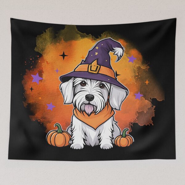 Item preview, Sealyham Terrier Halloween Wizard Dog – Adorable Sealyham Terrier in Wizard Costume for Halloween designed and sold by GoodyPaws.