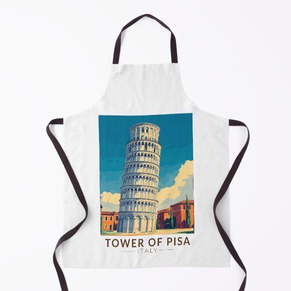 Item preview, Tower of Pisa Italy Travel Art Vintage designed and sold by KrisSidDesigns.