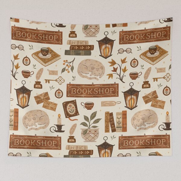 Item preview, The Old Bookshop designed and sold by ohjessmarie.