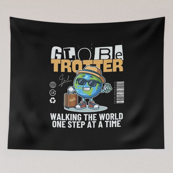 Item preview, Globe trotter walking the world one step at a time designed and sold by Peerless-Prime.