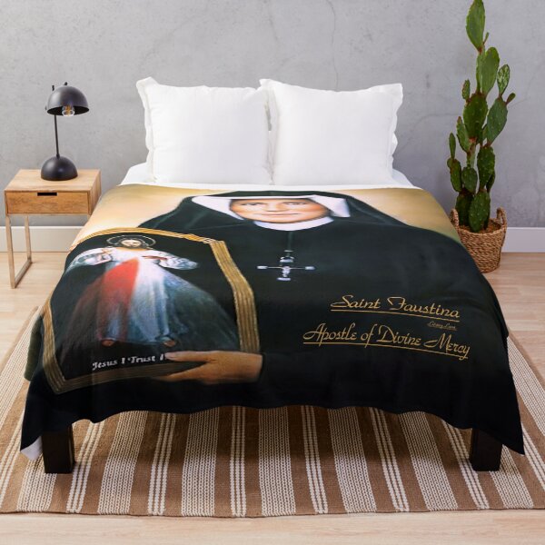 Item preview, Saint Faustina with Divine Mercy designed and sold by LitanyLane.