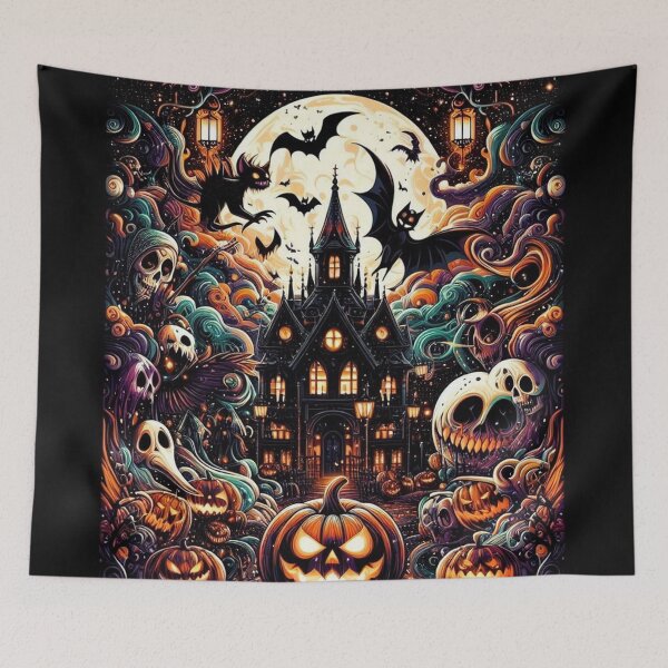 Item preview, Halloween Monsters Abstract Picture designed and sold by Simplybe1.