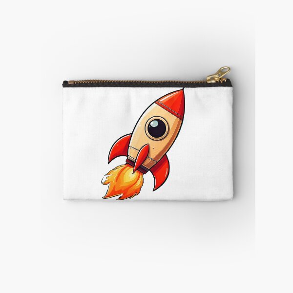Item preview, Fröhliche Rakete im Comic-Stil designed and sold by BysonDesigns.