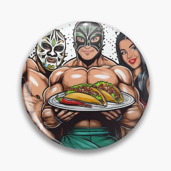 Artikelvorschau, Lucha Y Tacos entworfen und verkauft von DerezzedDigital.