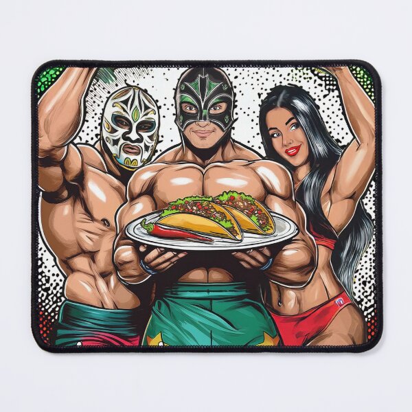 Item preview, Lucha Y Tacos  designed and sold by Mas Rudos Masks.