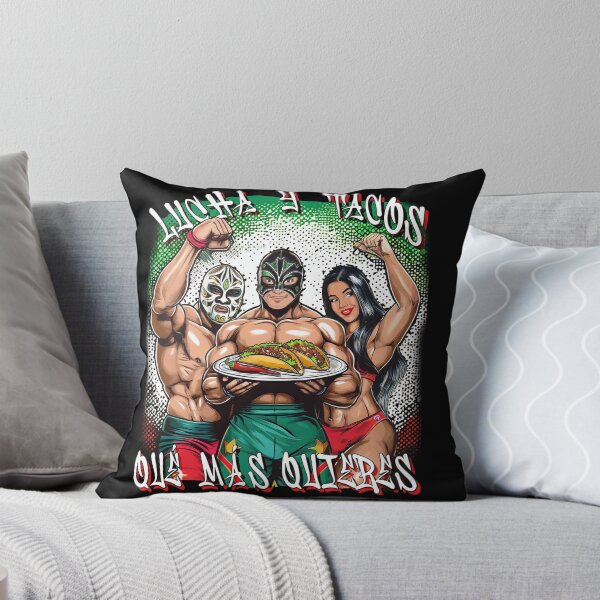 Aperçu de l'œuvre Lutte et tacos créée et vendue par Mas Rudos Masks.