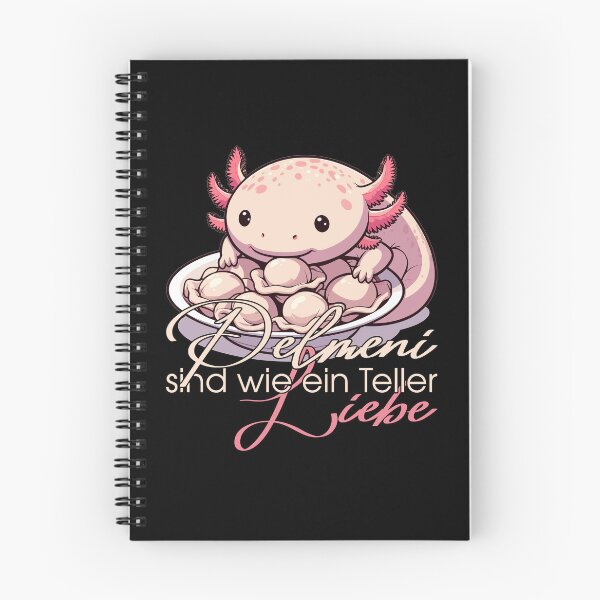 Item preview, Axolotl Pelmeni Plate Love Gift designed and sold by Pineapple-Tree.