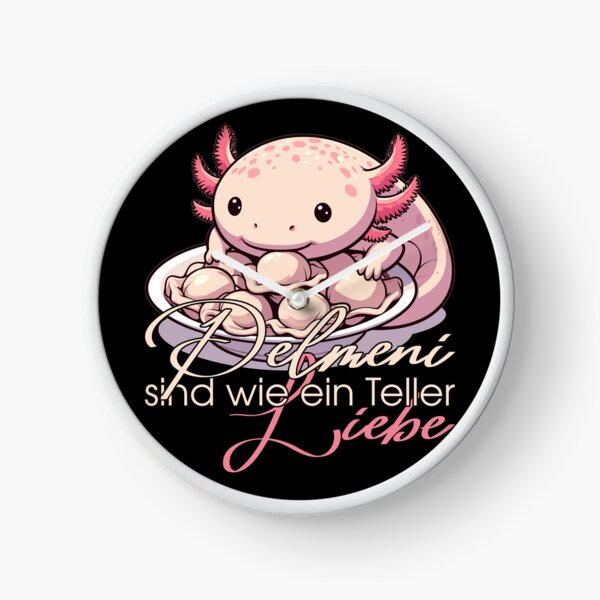 Item preview, Axolotl Pelmeni Plate Love Gift designed and sold by Pineapple-Tree.