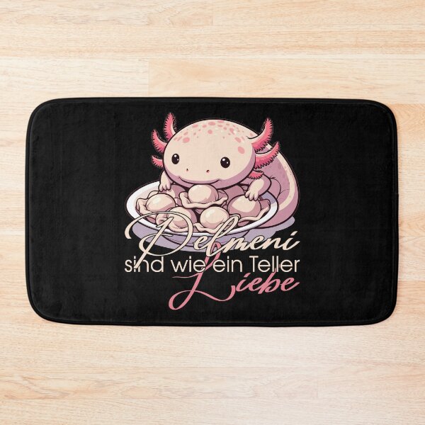 Item preview, Axolotl Pelmeni Plate Love Gift designed and sold by Pineapple-Tree.