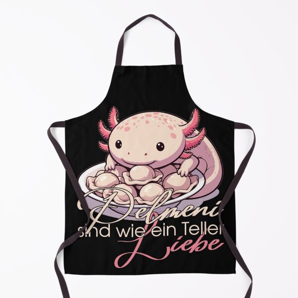 Item preview, Axolotl Pelmeni Plate Love Gift designed and sold by Pineapple-Tree.