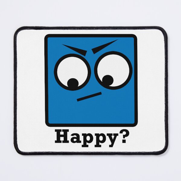 Item preview, Blue Happy Face designed and sold by HelpfulMonsters.