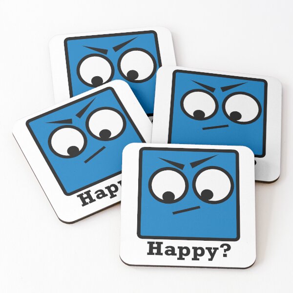 Item preview, Blue Happy Face designed and sold by HelpfulMonsters.