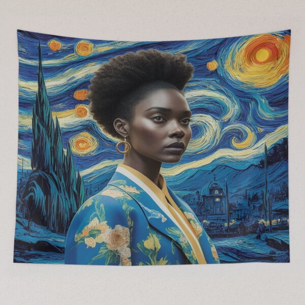 Item preview, Woman beautifying the night designed and sold by Oruam-JimMor.