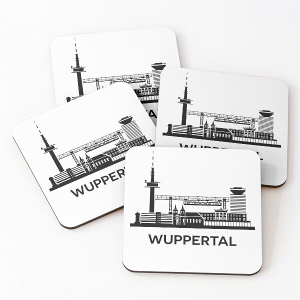 Item preview, Wuppertal Skyline Silhouette Black designed and sold by strixvariaart.