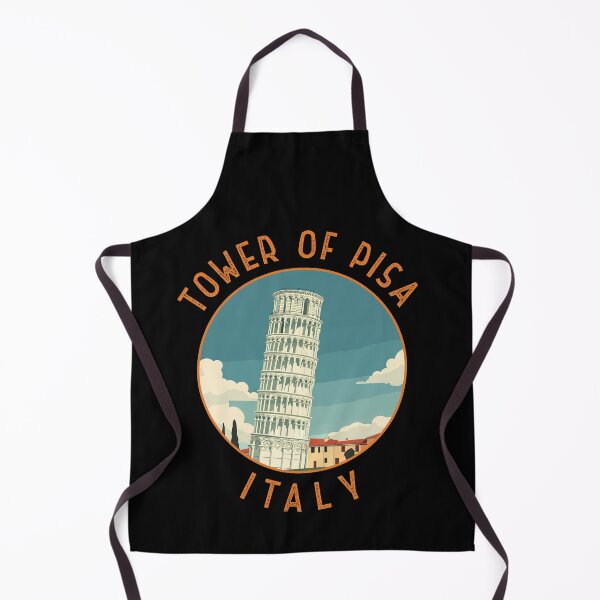 Item preview, Tower of Pisa Italy Retro Distressed Circle designed and sold by KrisSidDesigns.