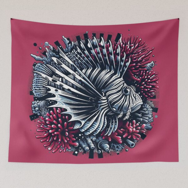 Item preview, Beauty with a Sting: The Striking Lionfish designed and sold by communedesigns.