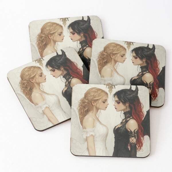 Item preview, Angel and Demon designed and sold by CursedbyLilith.