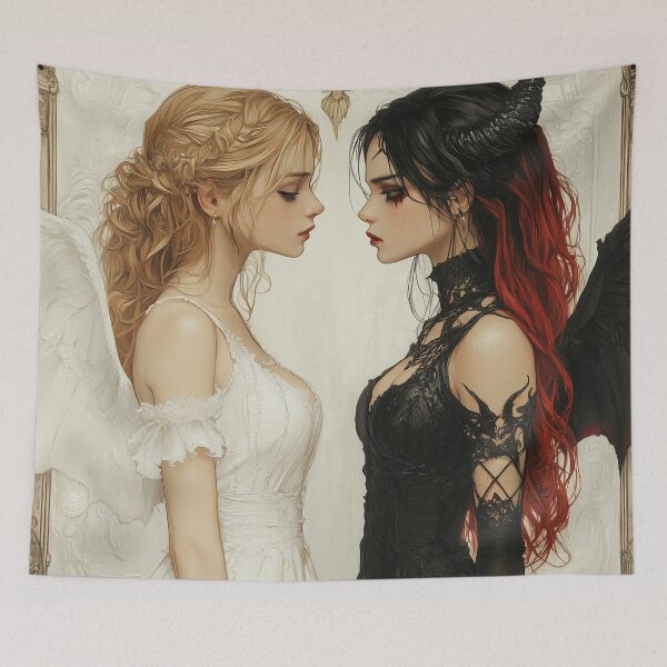 Item preview, Angel and Demon designed and sold by CursedbyLilith.