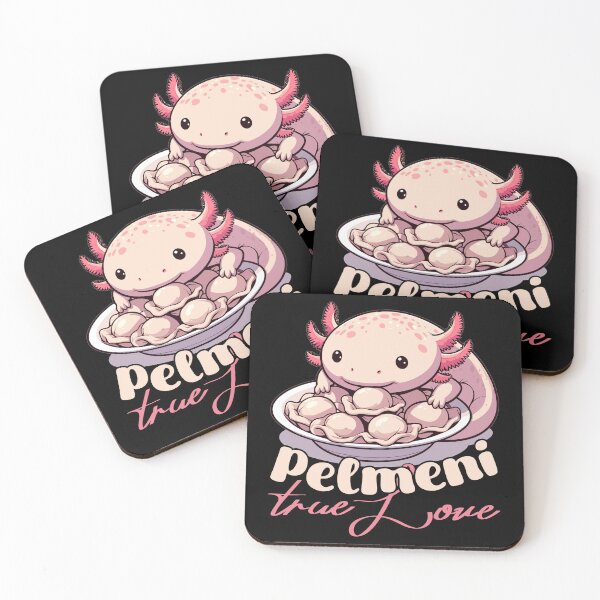 Item preview, Axolotl Pelmeni True Love Gift designed and sold by Pineapple-Tree.