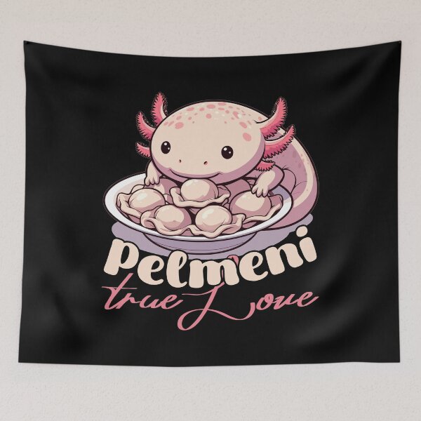 Item preview, Axolotl Pelmeni True Love Gift designed and sold by Pineapple-Tree.