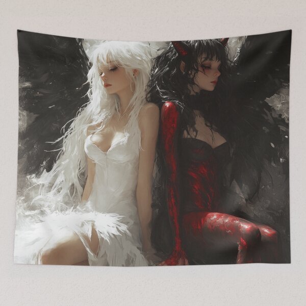 Item preview, Angel and Demon designed and sold by CursedbyLilith.