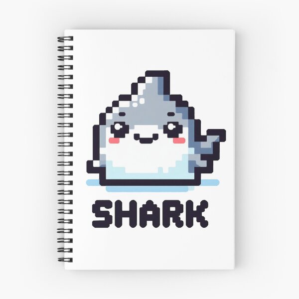 Item preview, Happy Pixel Shark designed and sold by Shadowshop07.
