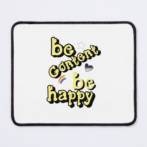 Item preview, Be content, be happy designed and sold by Daofa.