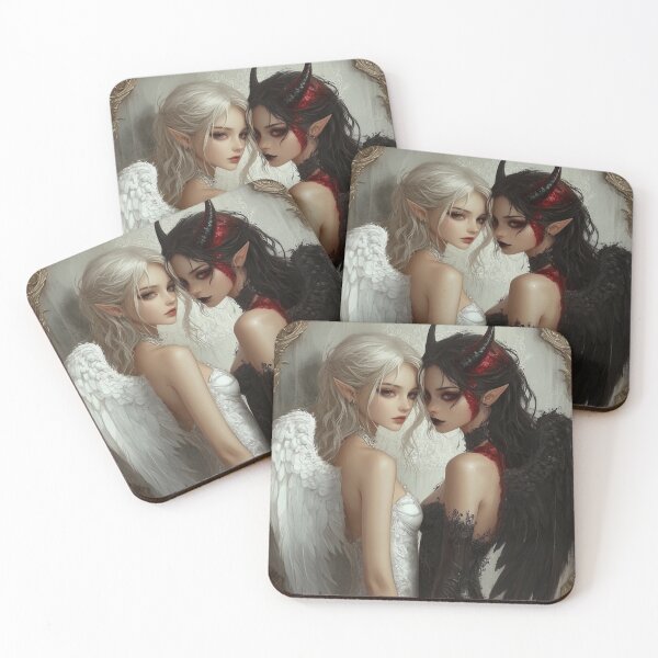 Item preview, Angel and Demon designed and sold by CursedbyLilith.