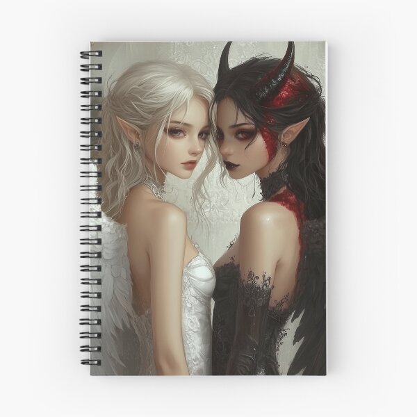 Item preview, Angel and Demon designed and sold by CursedbyLilith.