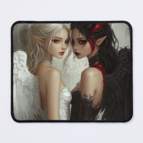 Item preview, Angel and Demon designed and sold by CursedbyLilith.