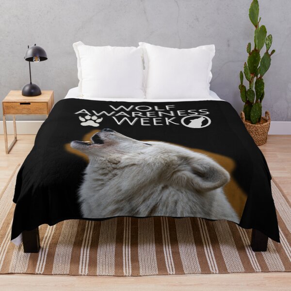 Item preview, Celebrate Wolf Awareness Week Wildlife Nature Design designed and sold by EarthArtDesigns.