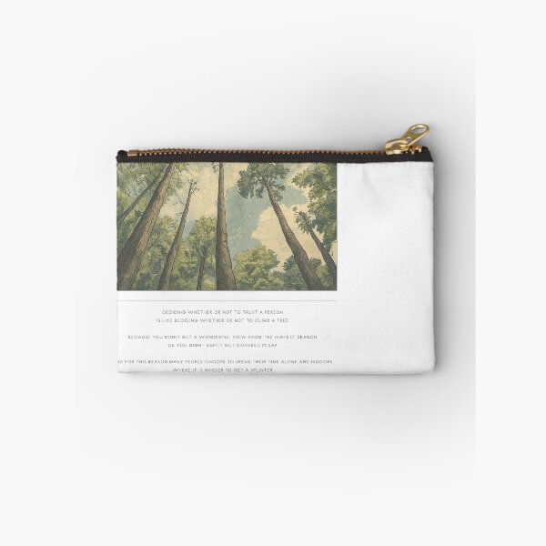 Item preview, Treetop Quote on Trust designed and sold by ByGraphicGems.