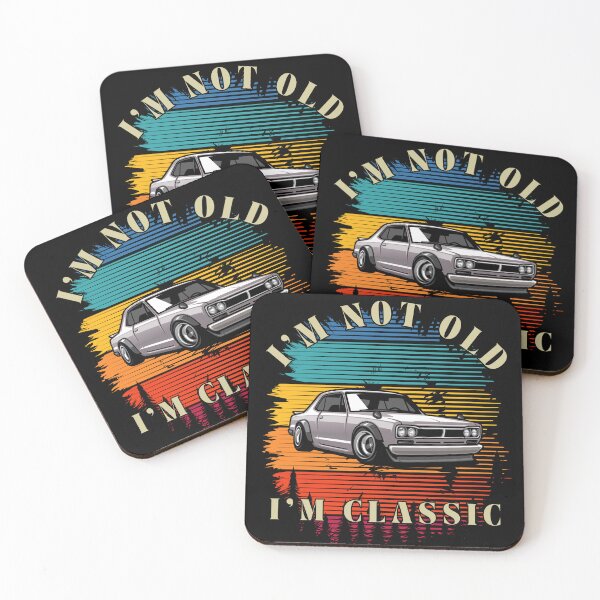 Item preview, retro classic vintage car JDM gift designed and sold by SkiiDesign.