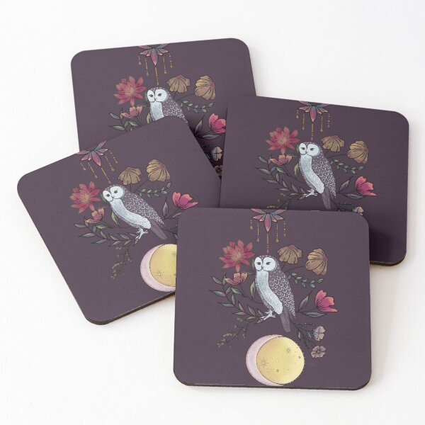 Item preview, Floral Night Owl 1.2 designed and sold by Old Urban Farmhouse Design Studio.
