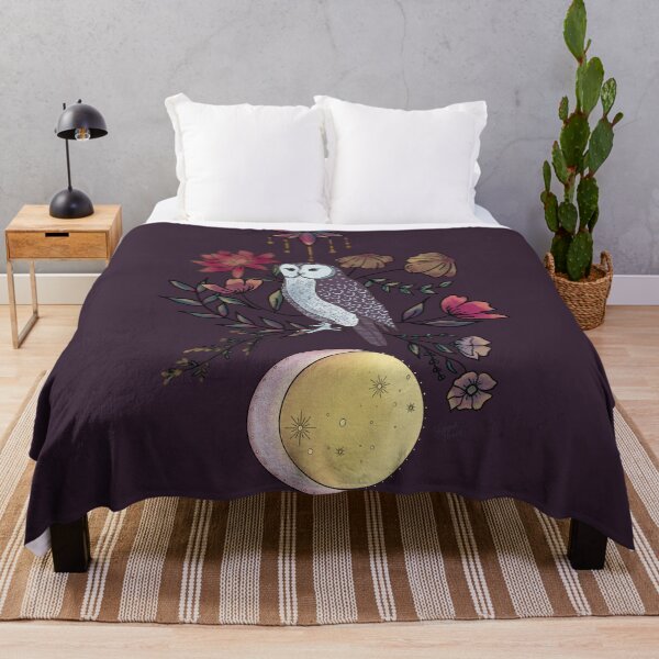 Item preview, Floral Night Owl 1.2 designed and sold by Old Urban Farmhouse Design Studio.