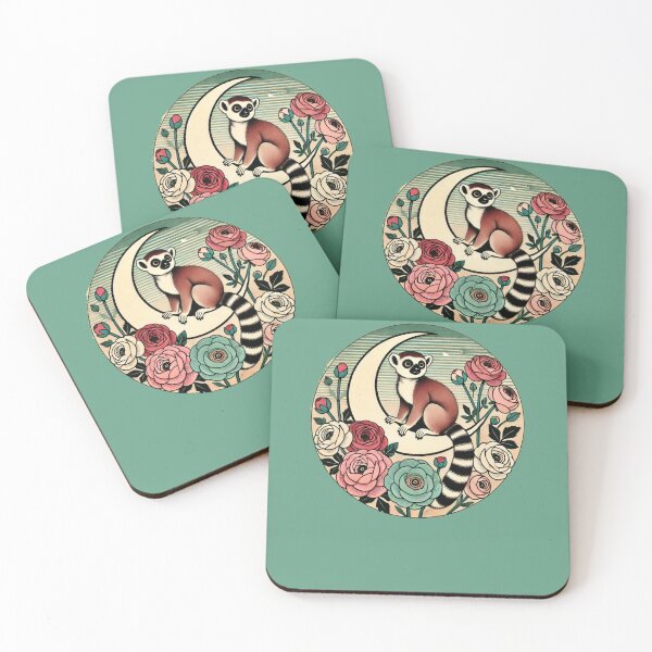 Item preview, Floral Lemur designed and sold by FrictionMaxxing.