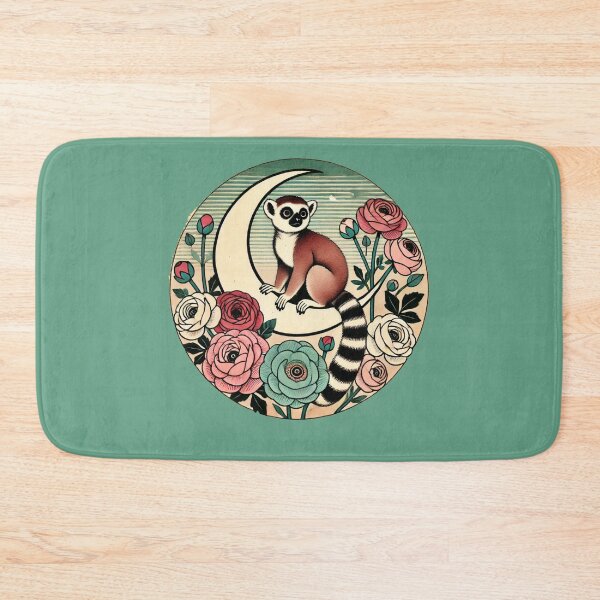 Item preview, Floral Lemur designed and sold by FrictionMaxxing.