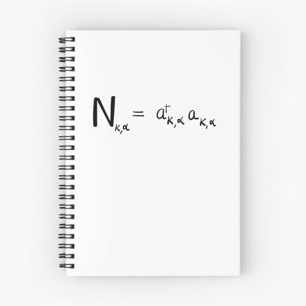 Item preview, Number Operator Quantum Mechanics Equation  designed and sold by Preety Padhiyar.