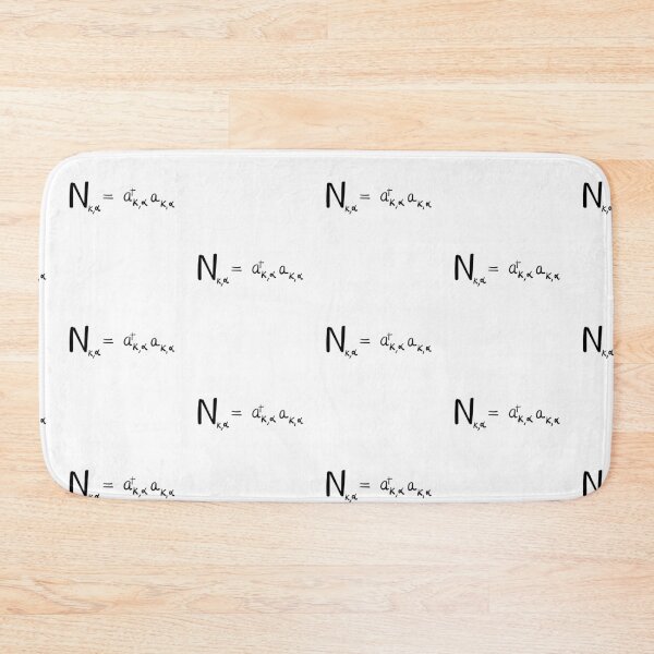 Item preview, Number Operator Quantum Mechanics Equation  designed and sold by Preety Padhiyar.