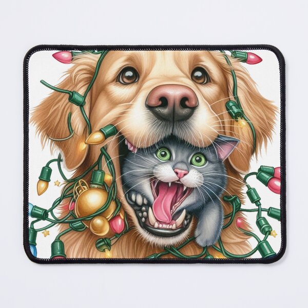 Item preview, Golden Retriever With Cat In Mouth designed and sold by ryanapples2.