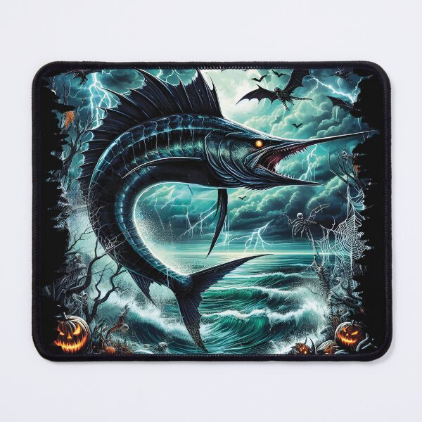Item preview, Ethereal Monster Black Marlin - Halloween Fantasy designed and sold by EcoArtShop.