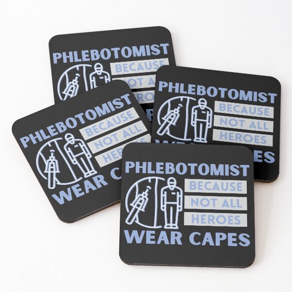 Item preview, Phlebotomist Because Not All Heroes Wear Capes Phlebotomy Technician designed and sold by AngieArt-.