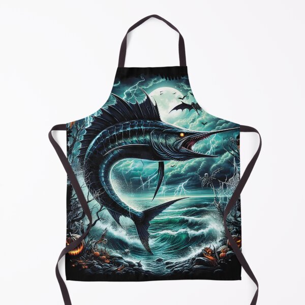 Item preview, Ethereal Monster Black Marlin - Halloween Fantasy designed and sold by EcoArtShop.